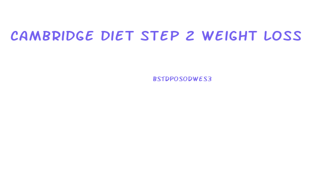Cambridge Diet Step 2 Weight Loss