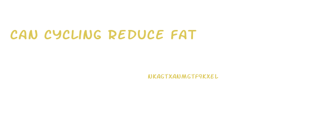 Can Cycling Reduce Fat