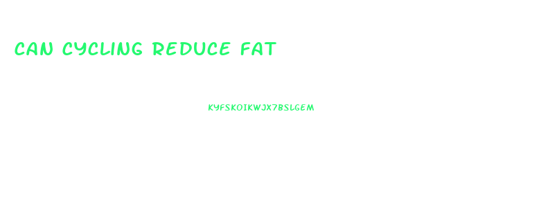 Can Cycling Reduce Fat