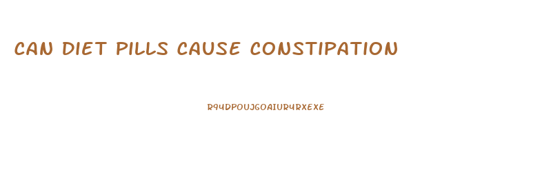 Can Diet Pills Cause Constipation