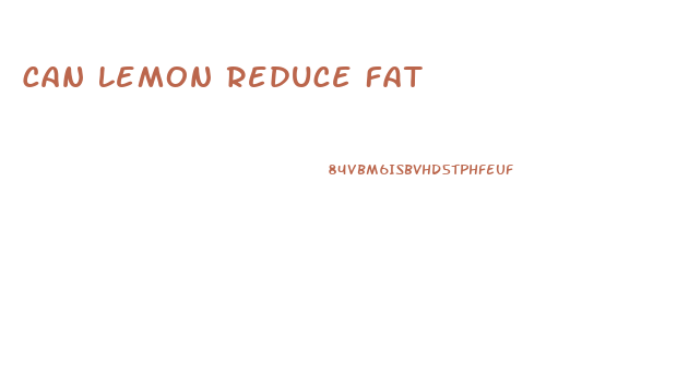 Can Lemon Reduce Fat