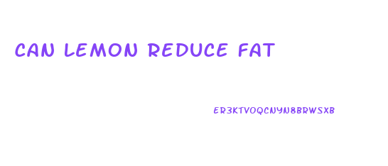 Can Lemon Reduce Fat