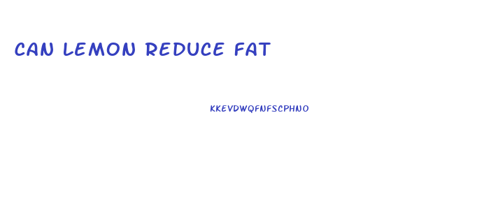 Can Lemon Reduce Fat