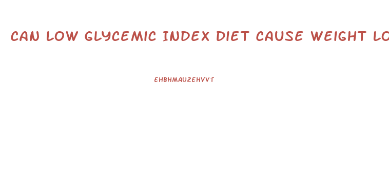 Can Low Glycemic Index Diet Cause Weight Loss