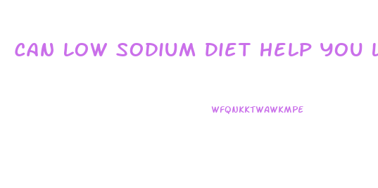 Can Low Sodium Diet Help You Loss Weight