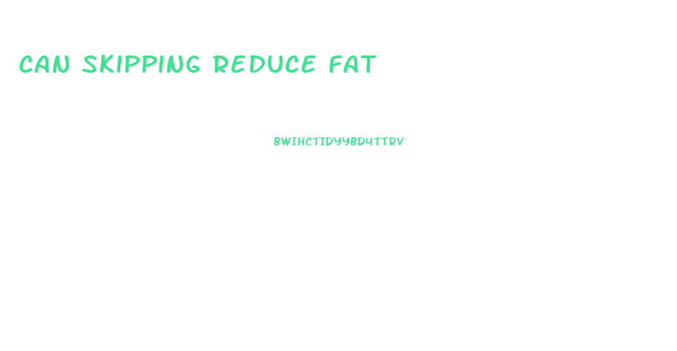 Can Skipping Reduce Fat