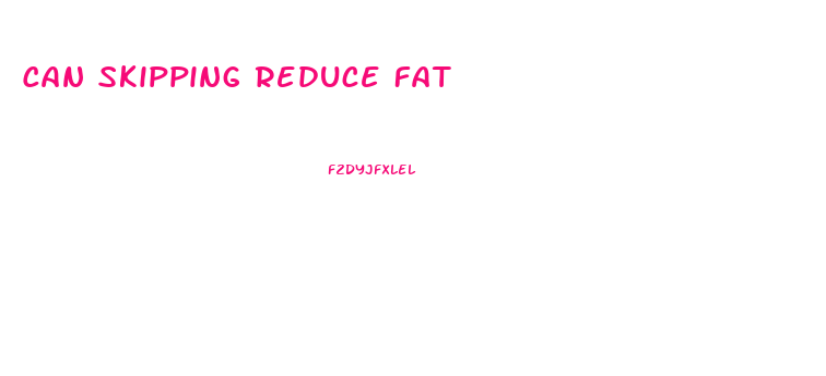 Can Skipping Reduce Fat
