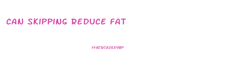 Can Skipping Reduce Fat