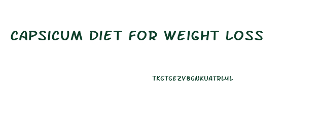 Capsicum Diet For Weight Loss