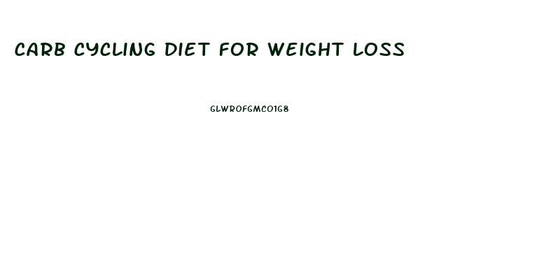 Carb Cycling Diet For Weight Loss
