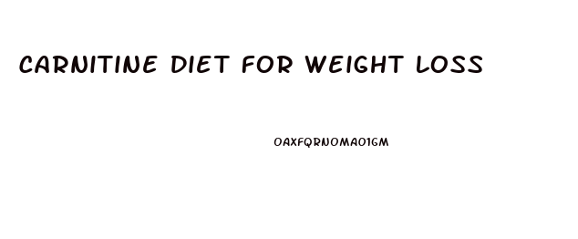 Carnitine Diet For Weight Loss