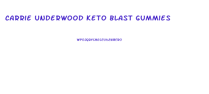 Carrie Underwood Keto Blast Gummies