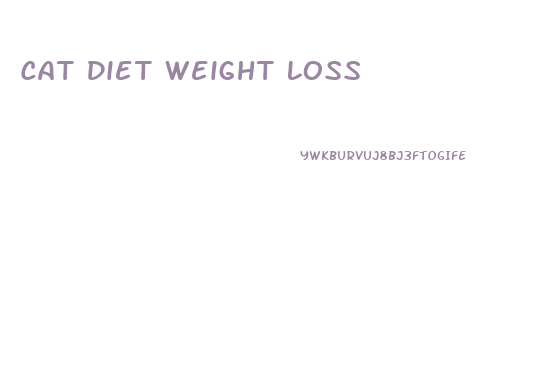 Cat Diet Weight Loss