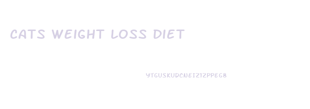 Cats Weight Loss Diet