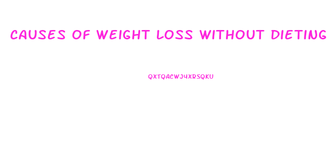 Causes Of Weight Loss Without Dieting