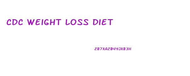 Cdc Weight Loss Diet