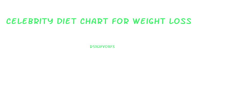 Celebrity Diet Chart For Weight Loss