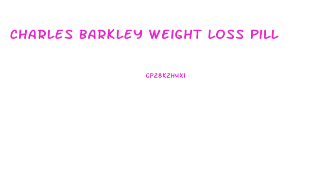 Charles Barkley Weight Loss Pill