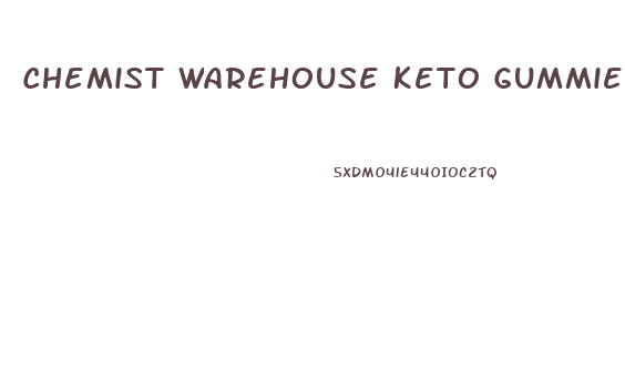 Chemist Warehouse Keto Gummies