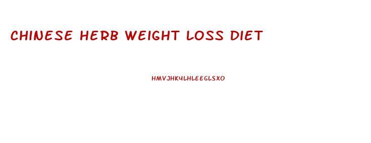 Chinese Herb Weight Loss Diet