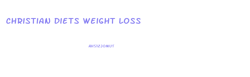 Christian Diets Weight Loss