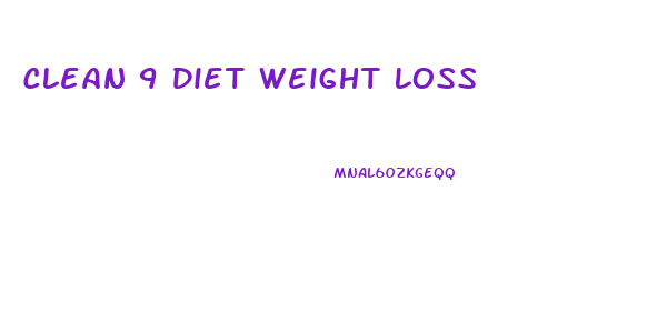 Clean 9 Diet Weight Loss