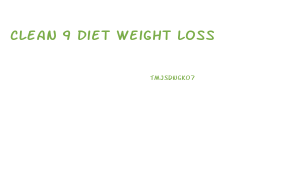 Clean 9 Diet Weight Loss