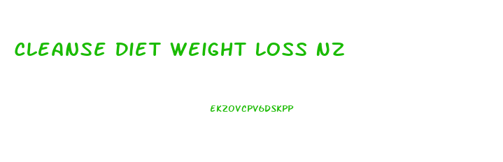 Cleanse Diet Weight Loss Nz