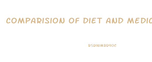 Comparision Of Diet And Medication Weight Loss Google Scholar