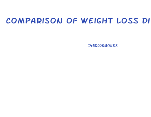 Comparison Of Weight Loss Diets With Different Compositions Of Fat