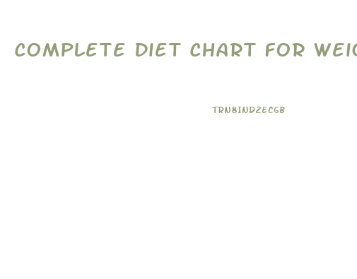 Complete Diet Chart For Weight Loss In Hindi