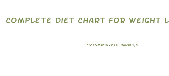 Complete Diet Chart For Weight Loss In Hindi