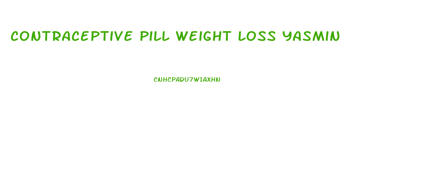 Contraceptive Pill Weight Loss Yasmin