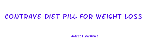 Contrave Diet Pill For Weight Loss