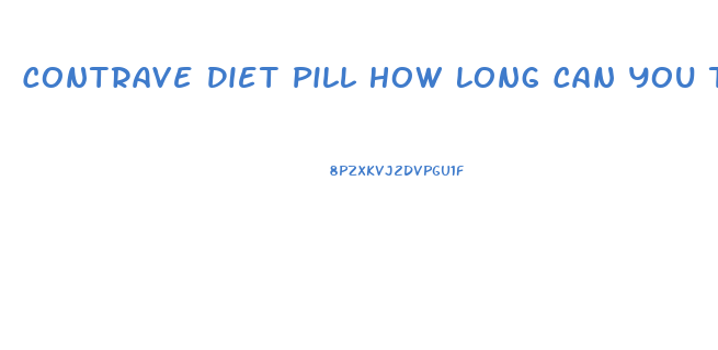 Contrave Diet Pill How Long Can You Take This