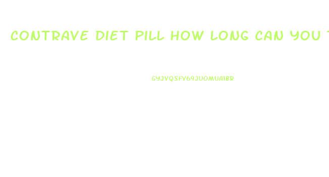 Contrave Diet Pill How Long Can You Take This