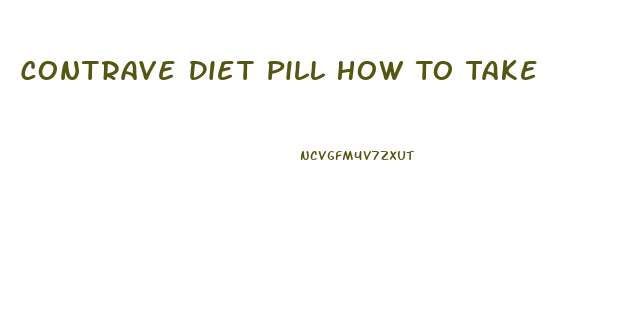 Contrave Diet Pill How To Take