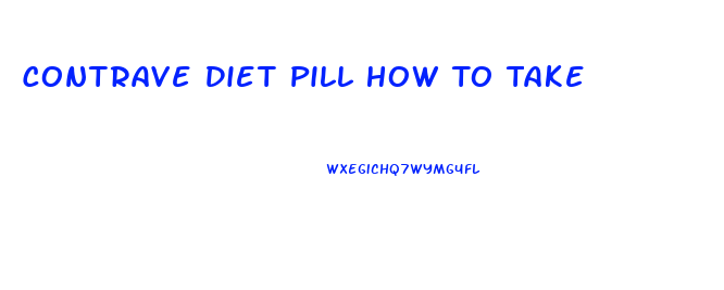 Contrave Diet Pill How To Take