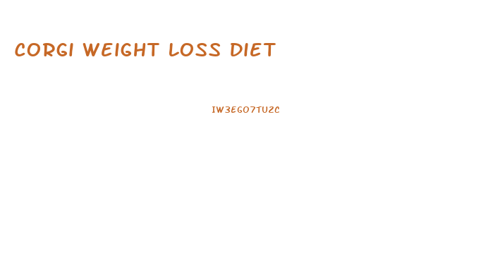 Corgi Weight Loss Diet