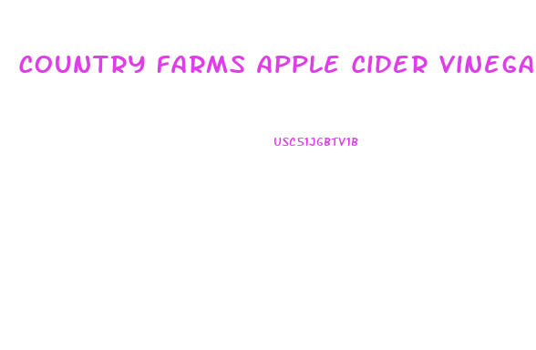 Country Farms Apple Cider Vinegar Pills For Weight Loss