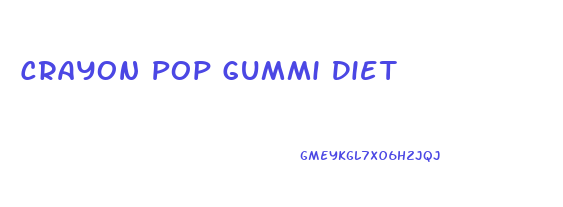 Crayon Pop Gummi Diet