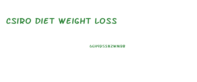 Csiro Diet Weight Loss