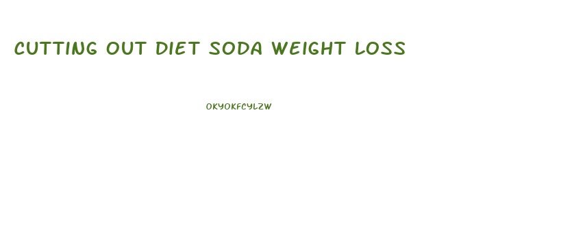 Cutting Out Diet Soda Weight Loss