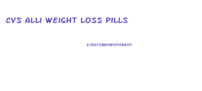 Cvs Alli Weight Loss Pills