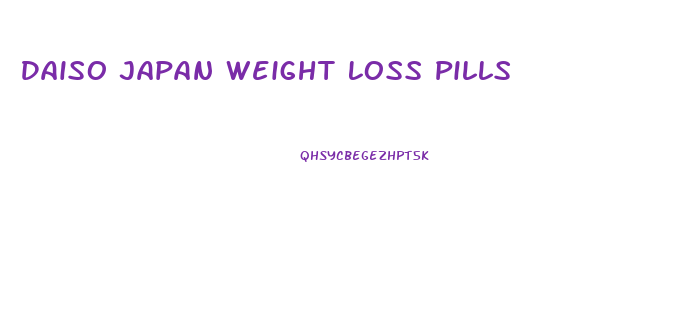 Daiso Japan Weight Loss Pills