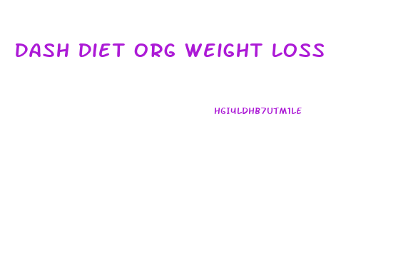 Dash Diet Org Weight Loss