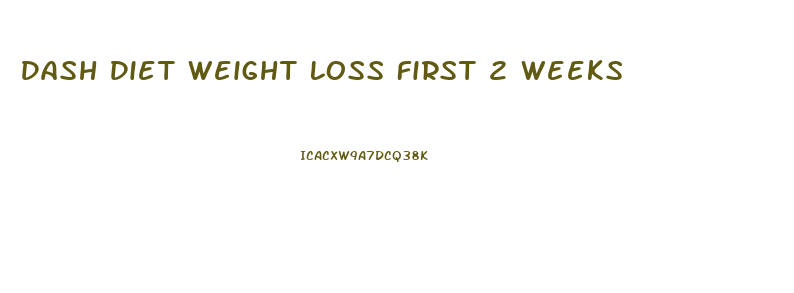 Dash Diet Weight Loss First 2 Weeks