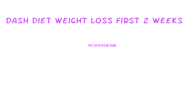 Dash Diet Weight Loss First 2 Weeks