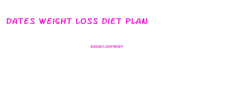 Dates Weight Loss Diet Plan