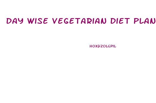 Day Wise Vegetarian Diet Plan For Weight Loss